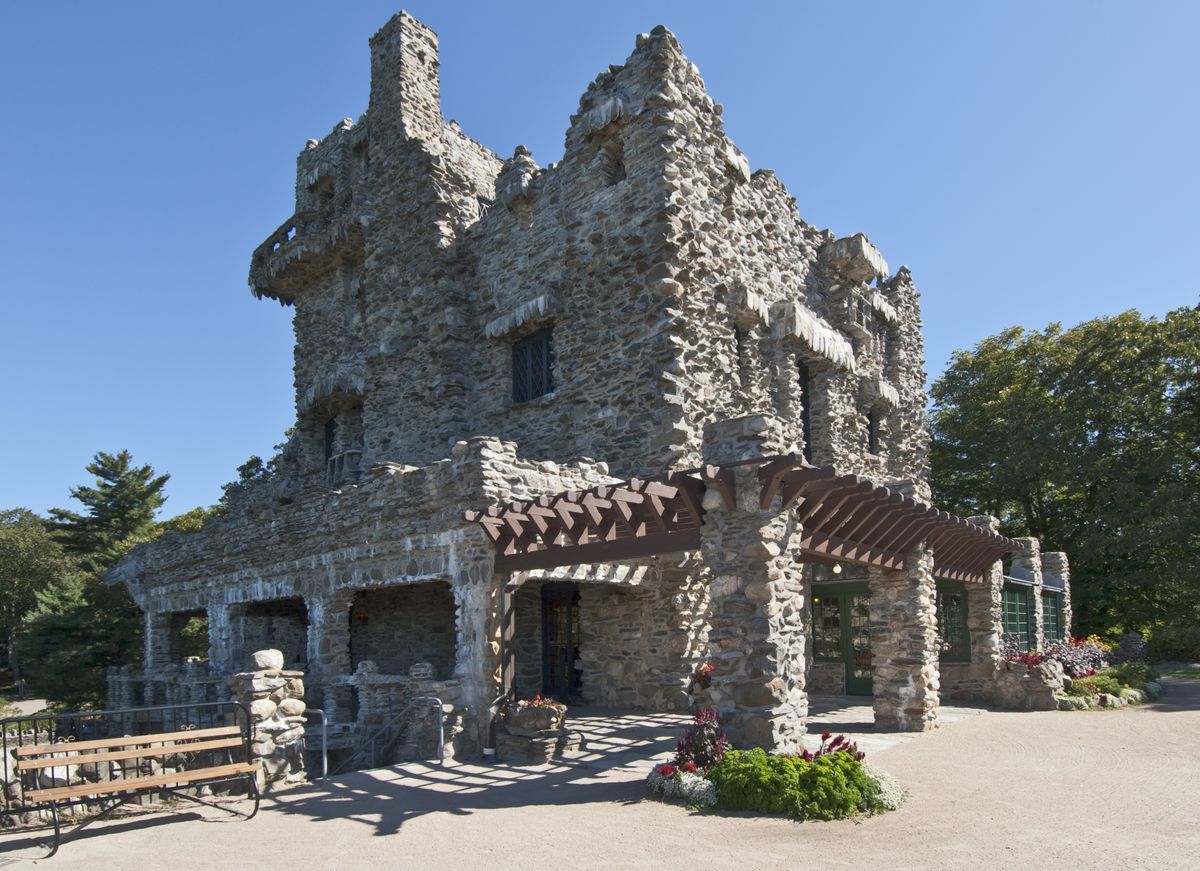 <p>Once you step inside <a href="http://www.ct.gov/deep/cwp/view.asp?a=2716&q=325204&deepNav_GID=1650%20">Gillette Castle</a> in East Haddam, Connecticut, you'll find more than just a medieval-style fortress. Built in 1919, the 24-room castle has built-in couches, moveable tables on tracks, and beautiful wood carvings designed by actor and playwright William Gillette.</p>