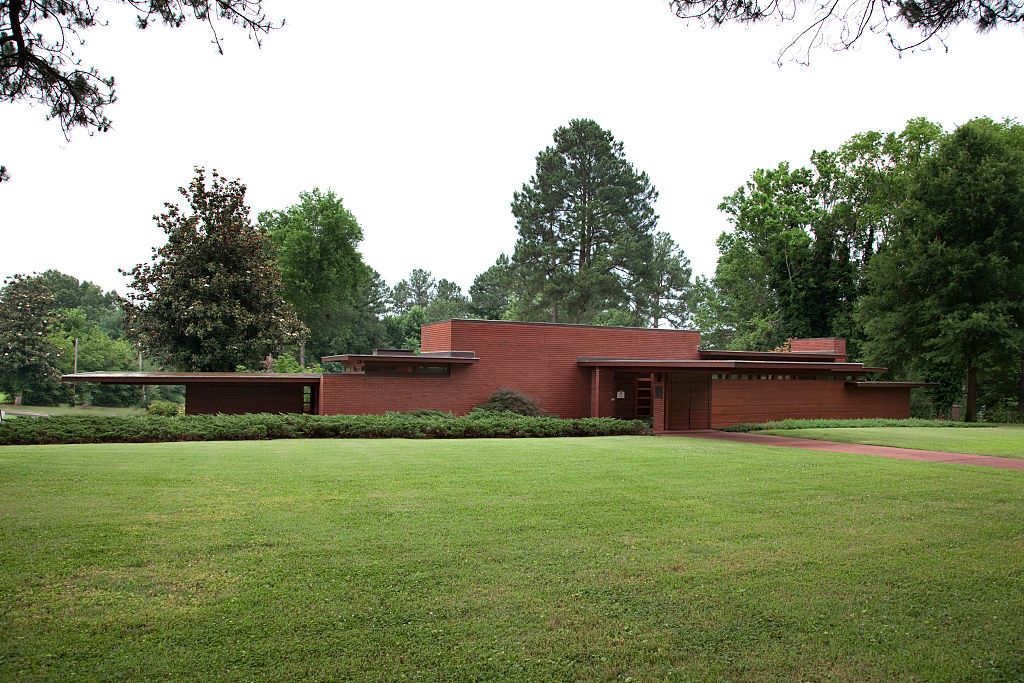 <p>The L-shaped <a href="http://wrightinalabama.com/">Rosenbaum House</a> in <a href="https://go.redirectingat.com?id=74968X1553576&url=https%3A%2F%2Fwww.tripadvisor.com%2FTourism-g30530-Florence_Alabama-Vacations.html&sref=https%3A%2F%2Fwww.housebeautiful.com%2Flifestyle%2Fg25905868%2Funusual-buildings-in-america%2F">Florence, Alabama</a> is the only home designed by Frank Lloyd Wright in the Southeast that the public can visit. The <a href="http://franklloydwright.org/style/usonian/">Usonian-style home</a> was built in 1939 as an efficient, low-cost dwelling for a middle-class family. </p>
