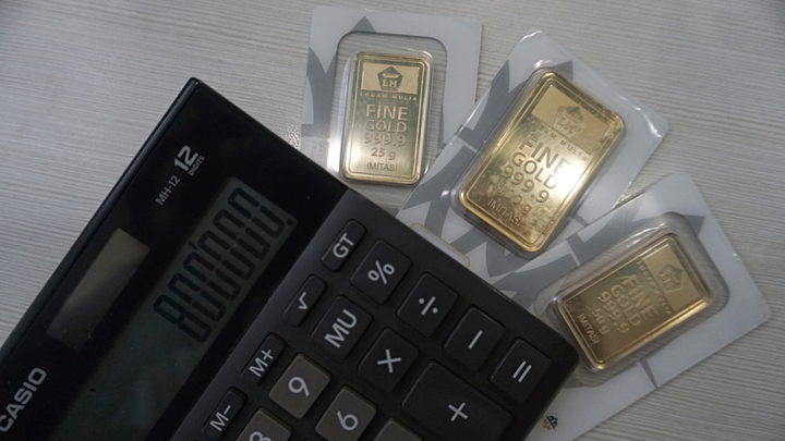 harga emas turun rp 5.000 jadi rp 1.313.000 per gram