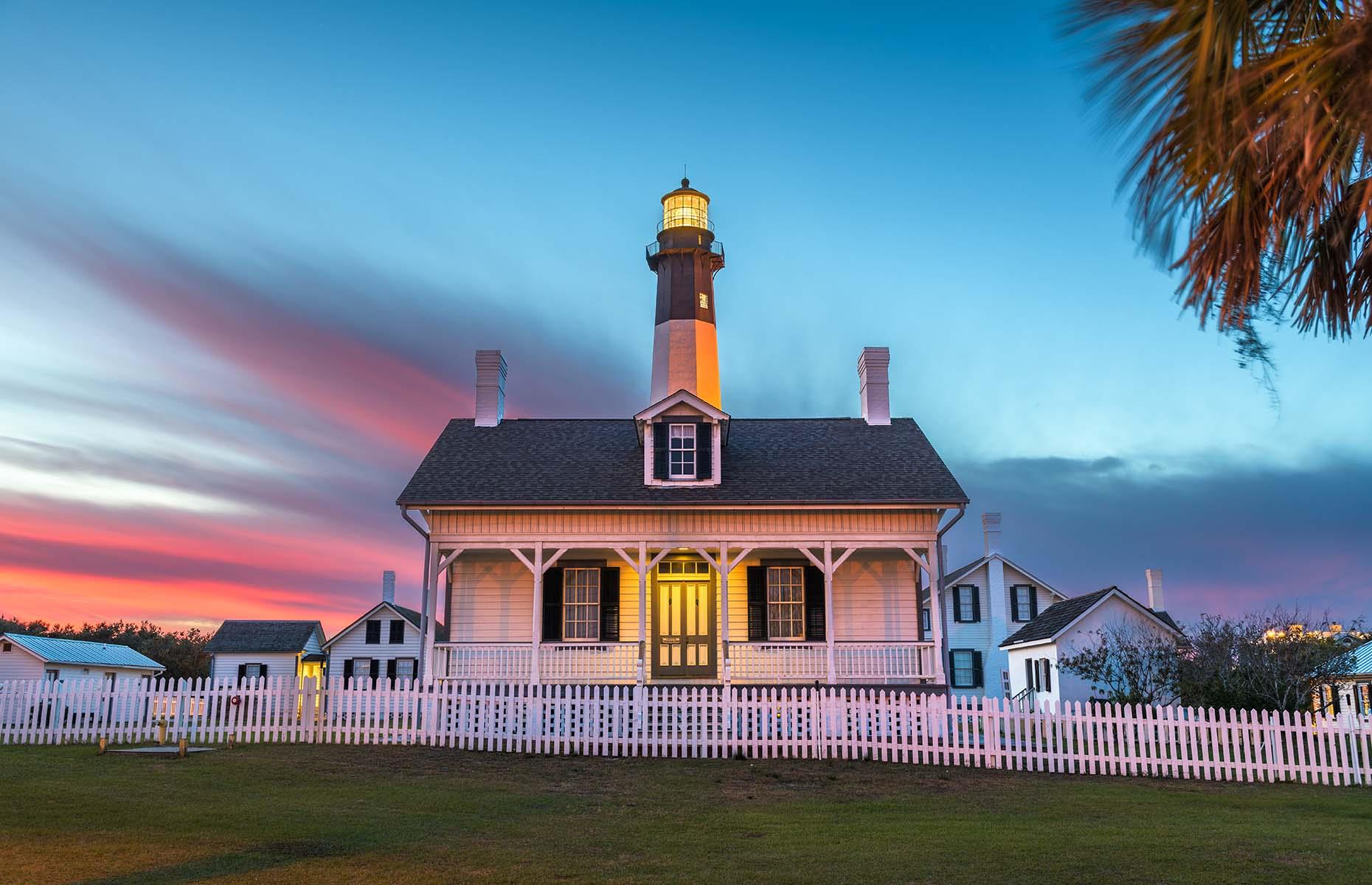 <p>A favorite weekend spot for Savannah locals, the nearby Tybee Island is one of the best family getaways in Georgia. It's home to <a href="https://visittybee.com/article/fort-screven-history">Fort Screven</a>, which features 19th-century gun batteries, an 18th-century lighthouse and, of course, stretches of white-sand beach. Once you've soaked up the local history, had a comforting meal in one of the classic mom-and-pop diners and explored the South Beach's pier and pavilion, it's back to relaxing on the pristine, sandy shores.</p>  <p><a href="https://www.loveexploring.com/galleries/108596/americas-oldest-and-most-historic-attractions?page=1"><strong>Discover America's oldest attractions</strong></a></p>