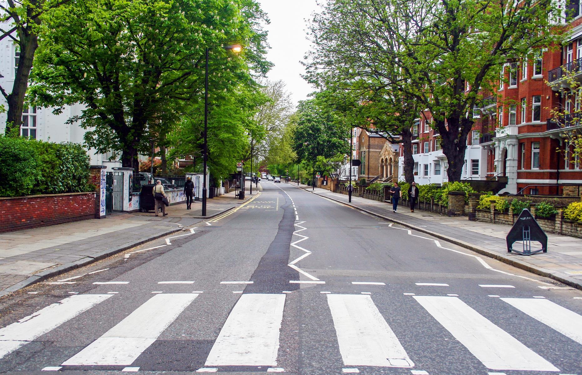 <p>Probably England’s most iconic zebra crossing, Beatles fans will certainly recognise this road in northwest London. The street rose to fame as the location of Abbey Road Studios, which was used by the 1960s rock band who also featured it on the cover of their 1969 album of the same name. Since then, the crossing has been given Grade II-listed status and typically attracts tourists from all over the world wanting to recreate the famous image of the band walking across. </p>