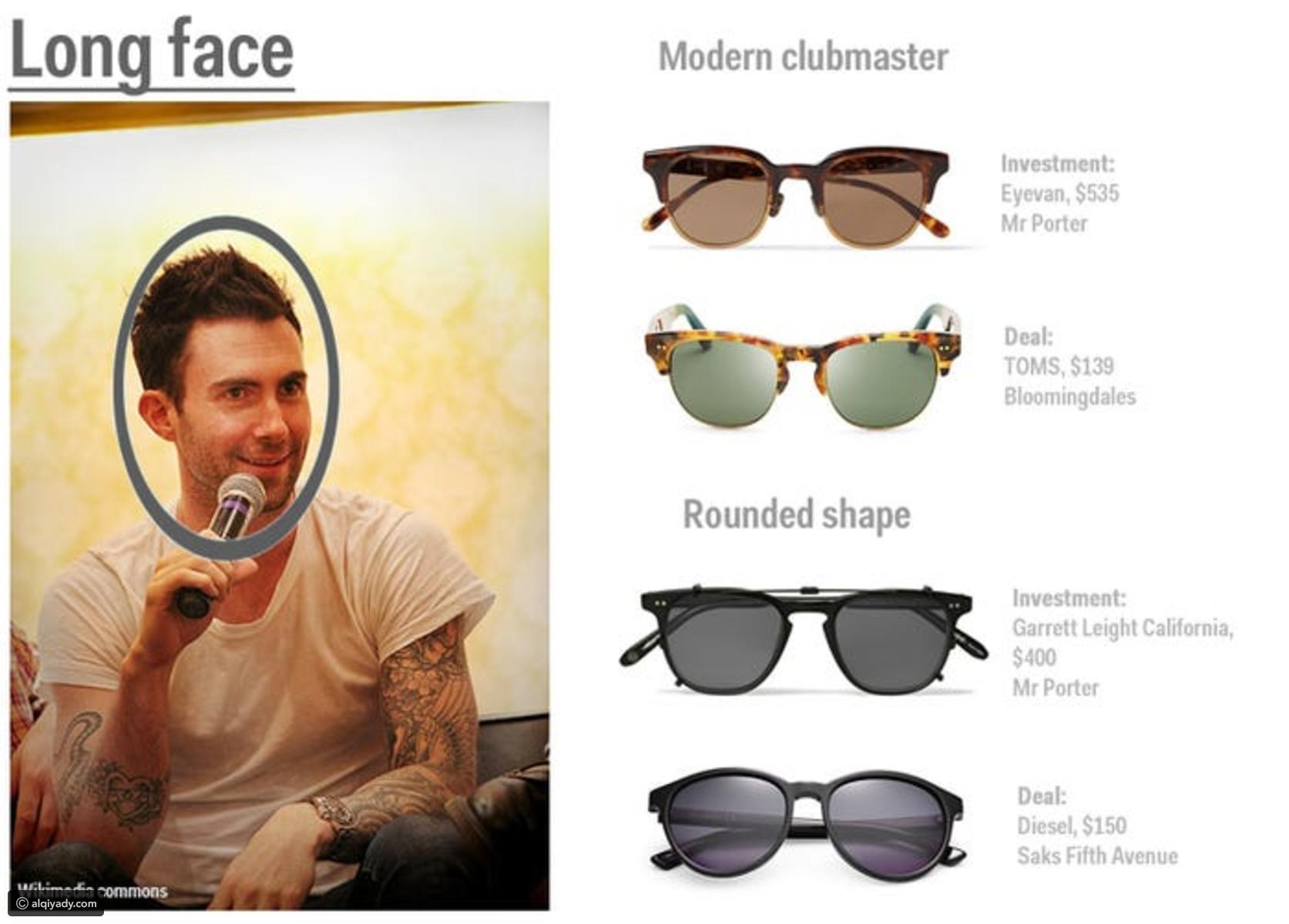 солнцезащитные очки для худого лица фото