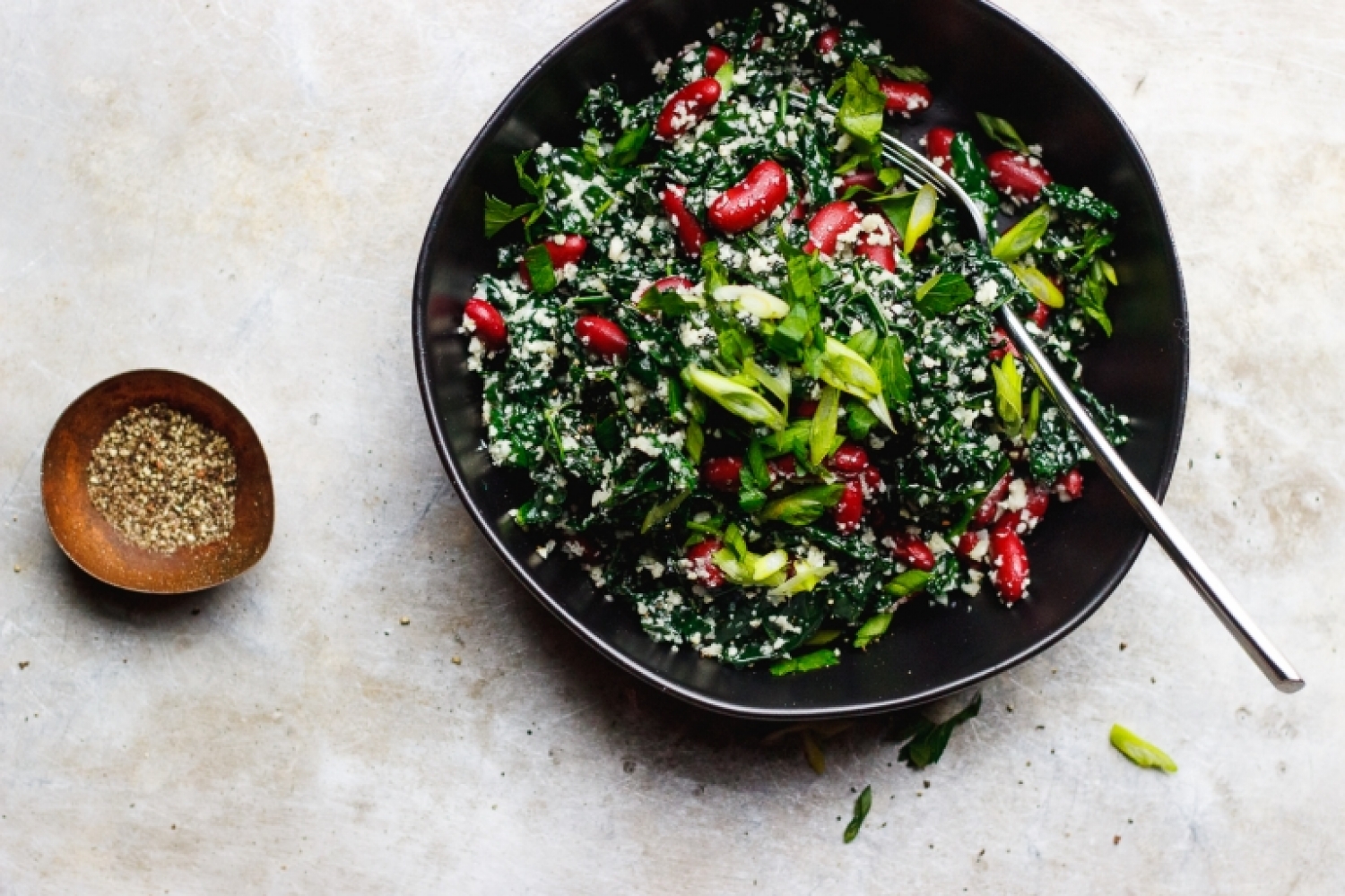<p>Turn kale into a meal-worthy main by adding red kidney beans for protein and quick-cooking cauliflower rice. Flavored with garlic, herbs and hot sauce, it's a wholesome dish you can feel good about serving your family or friends. <a href="https://withfoodandlove.com/garlicky-kale-with-red-beans-rice-a-lundberg-family-farms-giveaway/" rel="noopener">Get the recipe here.</a></p>