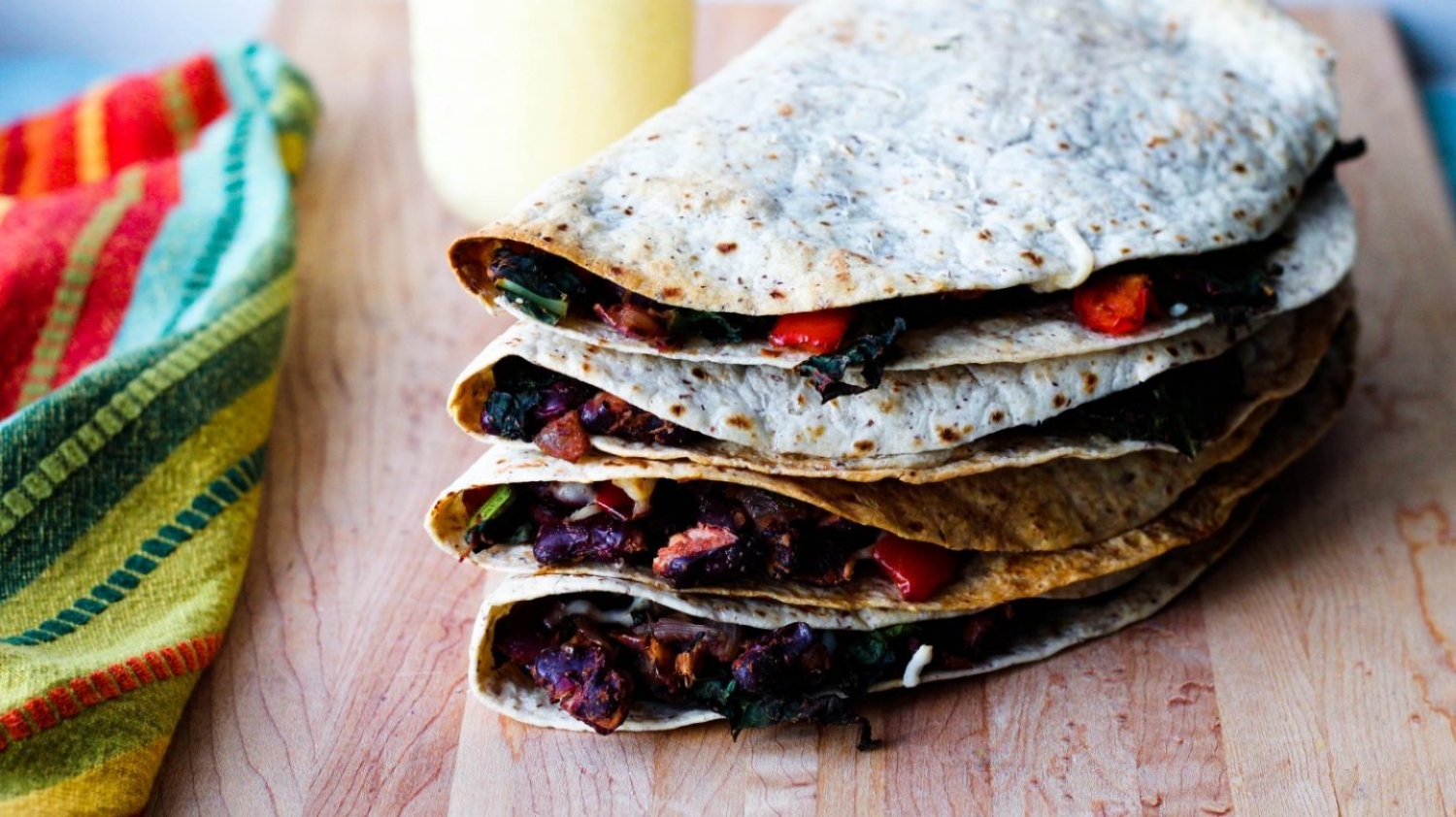 <p>For a delicious Caribbean & Tex-Mex mash-up, try these Caribbean-style kidney bean quesadillas with an irresistible 4-ingredient mango aioli you'll want to serve with everything. Cooked in the oven for easy bulk preparation, they'll easily become a family fave in your meatless dinner rotation. <a href="https://upbeetkitchen.com/2020/11/30/caribbean-kidney-bean-quesadillas-with-mango-aioli/" rel="noopener">Get the recipe here.</a></p>