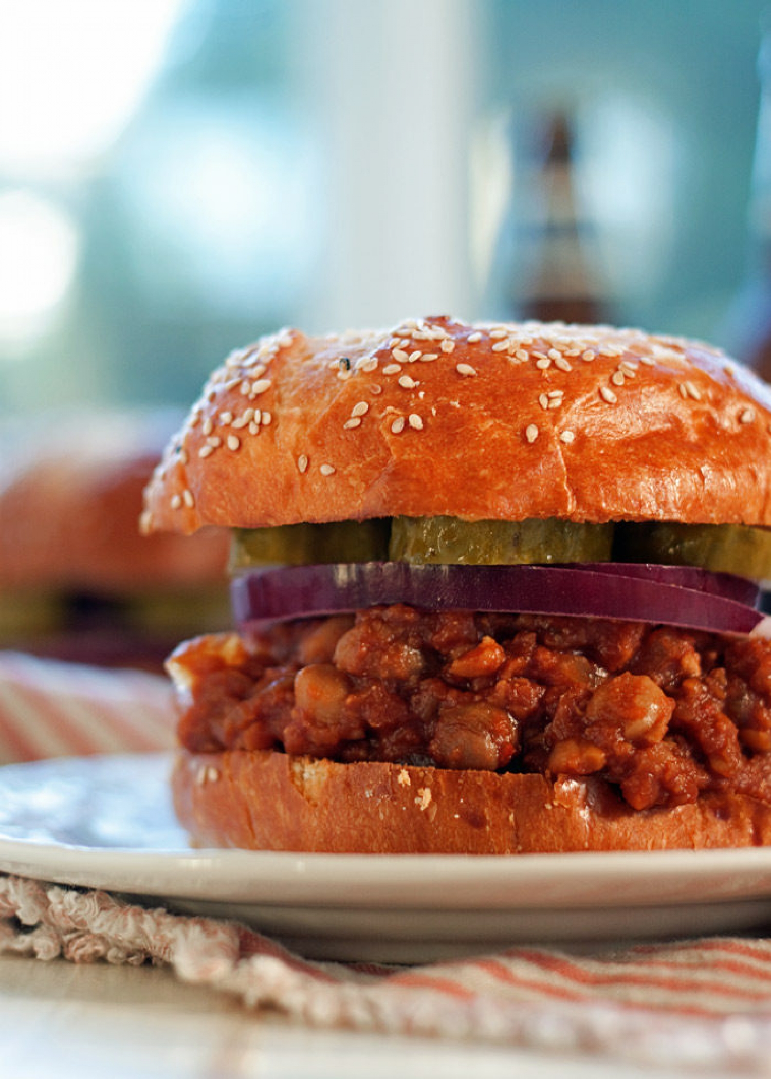 <p>These slow cooker BBQ chickpea sloppy joes are the vegan answer to a classic American comfort food. Bulked up even further with red lentils and slow cooked in a deeply flavorful tomato-BBQ sauce, they're easily on par with their meat-based cousins. <a href="https://www.kitchentreaty.com/slow-cooker-bbq-chickpea-vegan-sloppy-joes/" rel="noopener">Get the recipe here.</a></p>