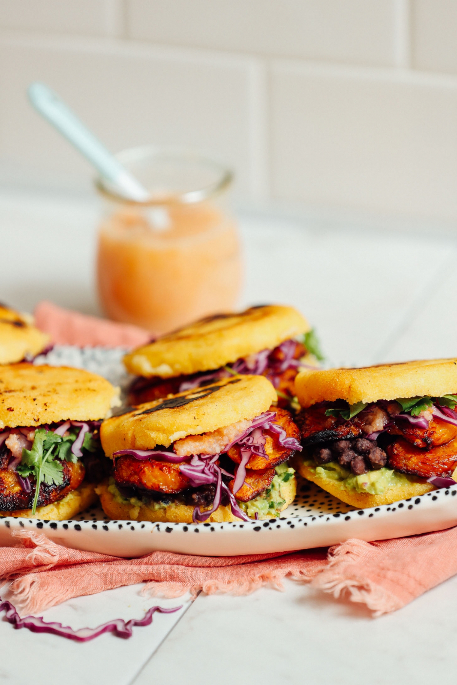 <p>If you've been dreaming of taking that South American vacation, up your motivation with these mouthwatering black bean and plantain arepa sandwiches. With prepared arepas, they can be whipped up in just 30 minutes, though they'll be gobbled up in a fraction of that time. <a href="https://minimalistbaker.com/black-bean-plantain-arepa-sandwiches/" rel="noopener">Get the recipe here.</a></p>