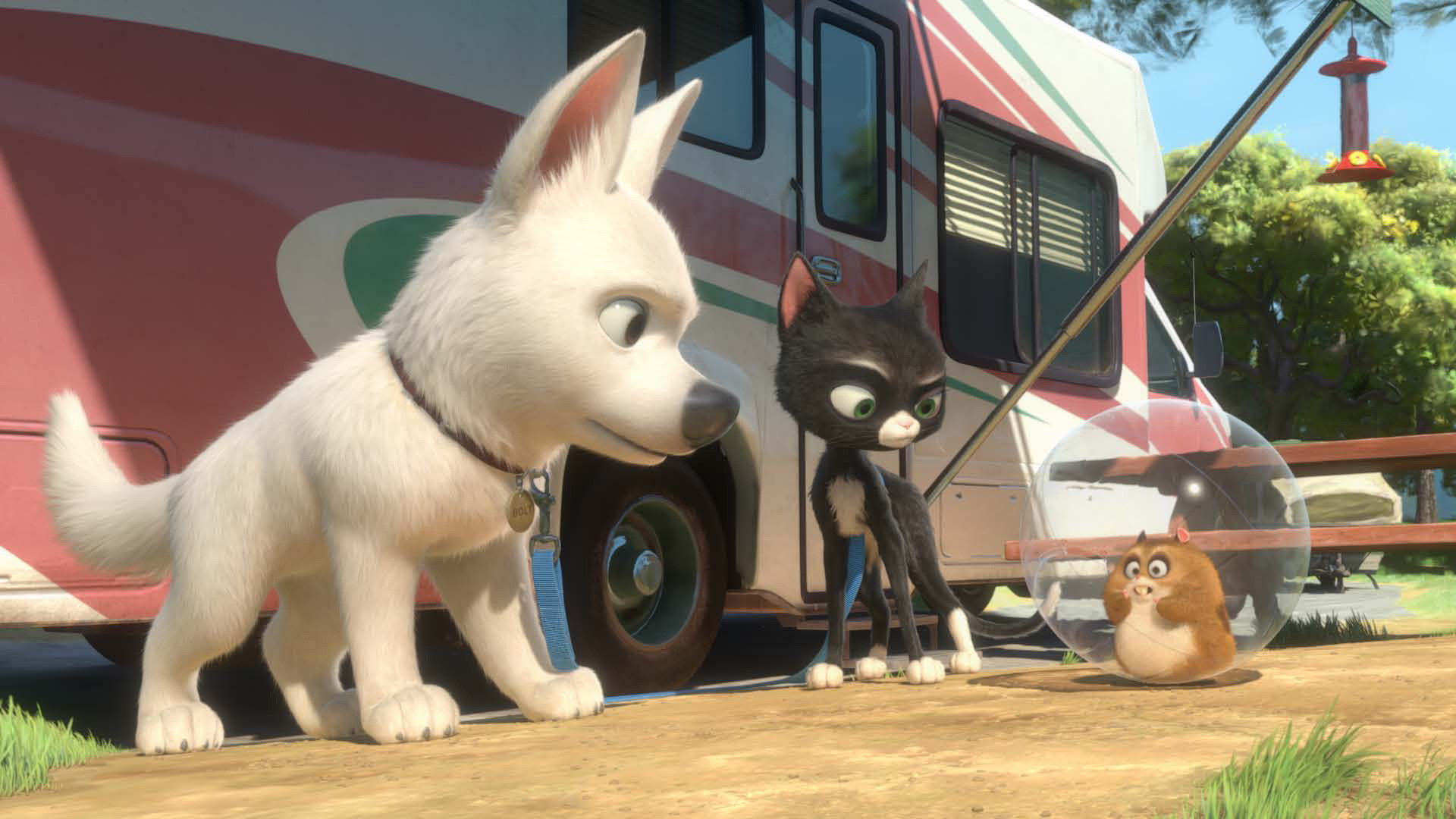 <p>Disney’s “Bolt” is an animated movie about a dog named Bolt (John Travolta), a cat named Mittens (Susie Essman) and a hamster named Rhino (Mark Walton), all of whom embark on a cross-country trip to reunite Bolt with his owner, Penny (Miley Cyrus). “Bolt” raked in $310 million and earned Academy Award and Golden Globe nominations for Best Animated Feature, but lost both to “WALL-E.” </p>