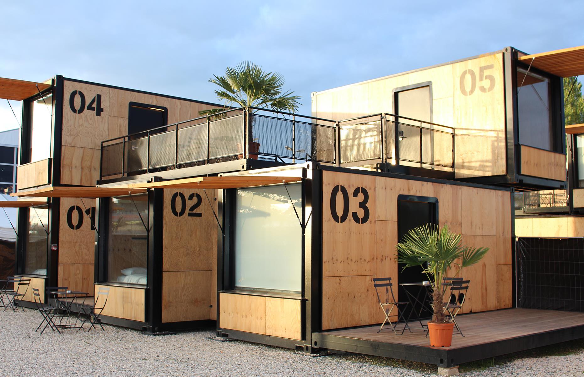 <p>Imagine a hotel that can simply be picked up and moved on to a new location: that’s the USP of the Flying Nest, the brainchild of French hospitality group Accor. Slick guestrooms are housed within converted marine containers that can be shifted and assembled at the drop of a hat. So far the hotel has popped up at a beach, a festival and a ski resort in the French Alps. </p>  <p><a href="https://www.loveexploring.com/gallerylist/79834/most-unusual-places-to-stay-in-the-world"><strong>See more unusual places to stay around the world here</strong></a></p>
