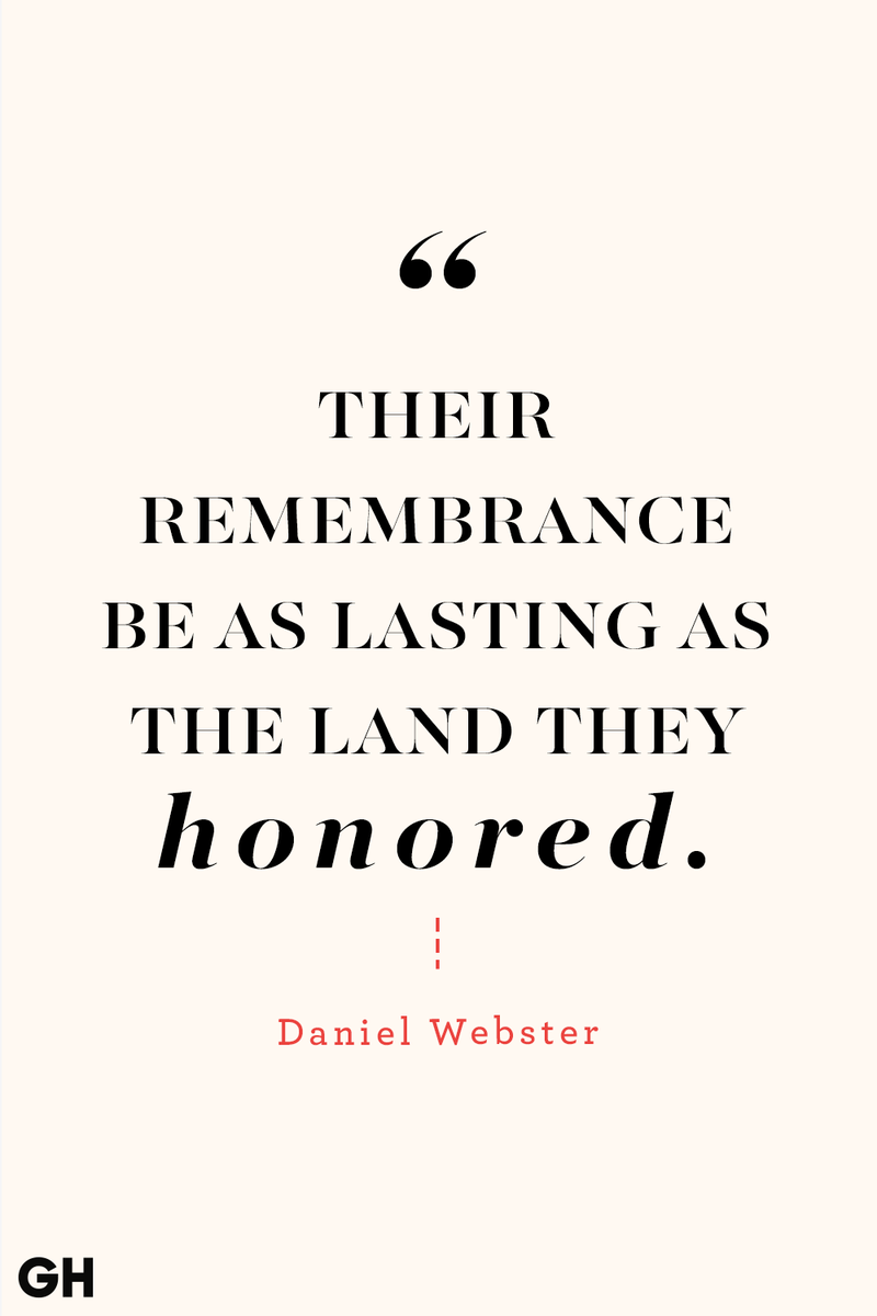 <p>Their remembrance be as lasting as the land they honored.</p>