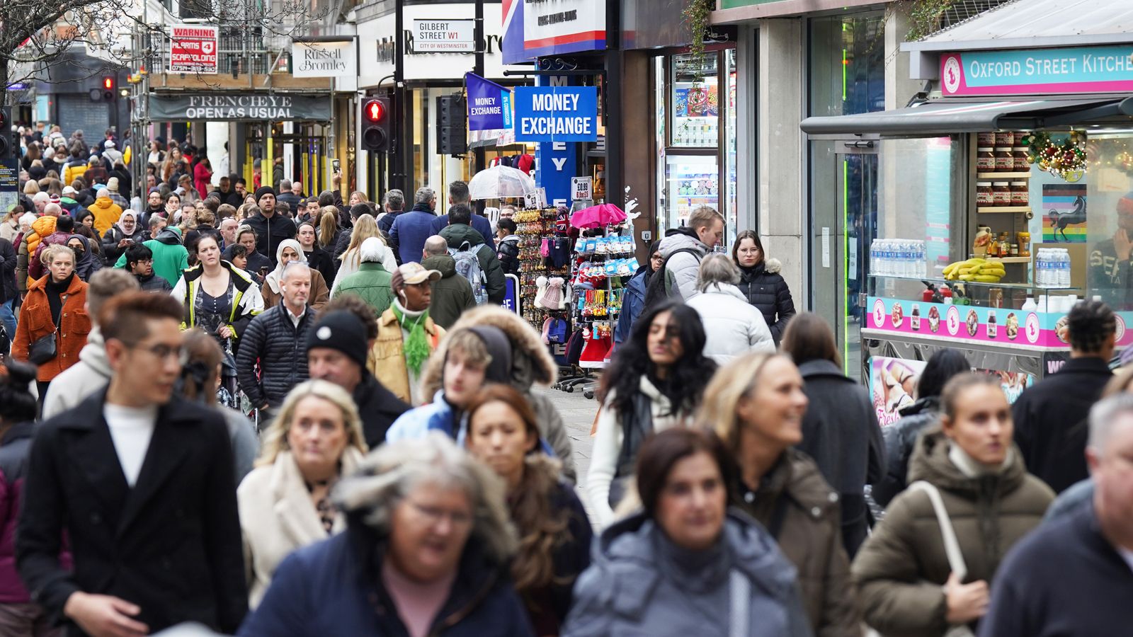 black friday, shock fall in retail sales over christmas period - far worse than predicted