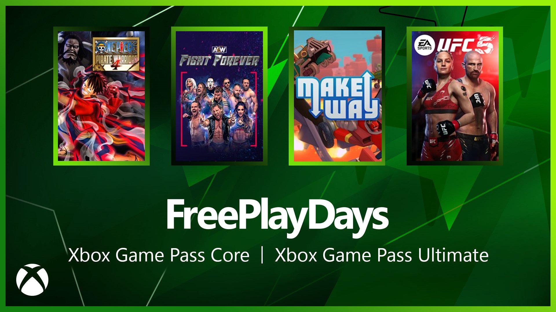 Xbox Game Pass 4 jeux gratuits à essayer, dont des poids lourds