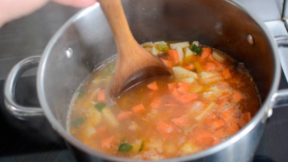 comida saludable: cómo hacer una sopa de verduras