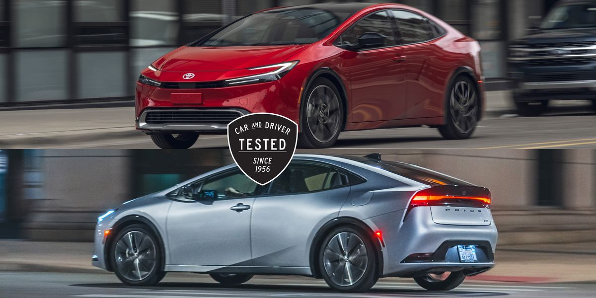 how the toyota prius and prius prime hybrids compare in our testing