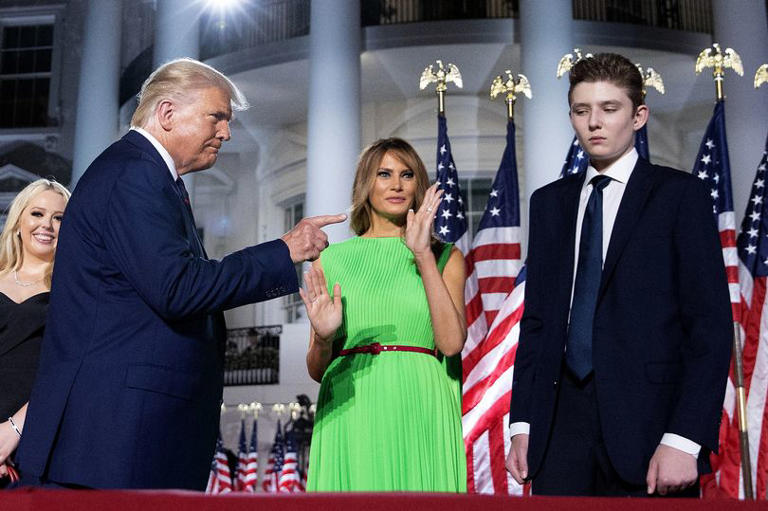 Barron looks set to follow in Trump's businessman's footsteps
