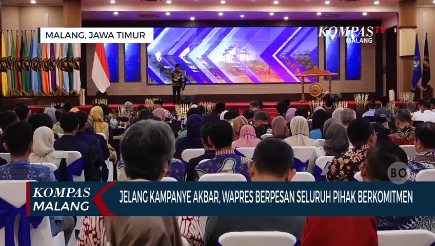 Jelang Kampanye Akbar, Ini Pesan Wapres Ma'ruf Amin