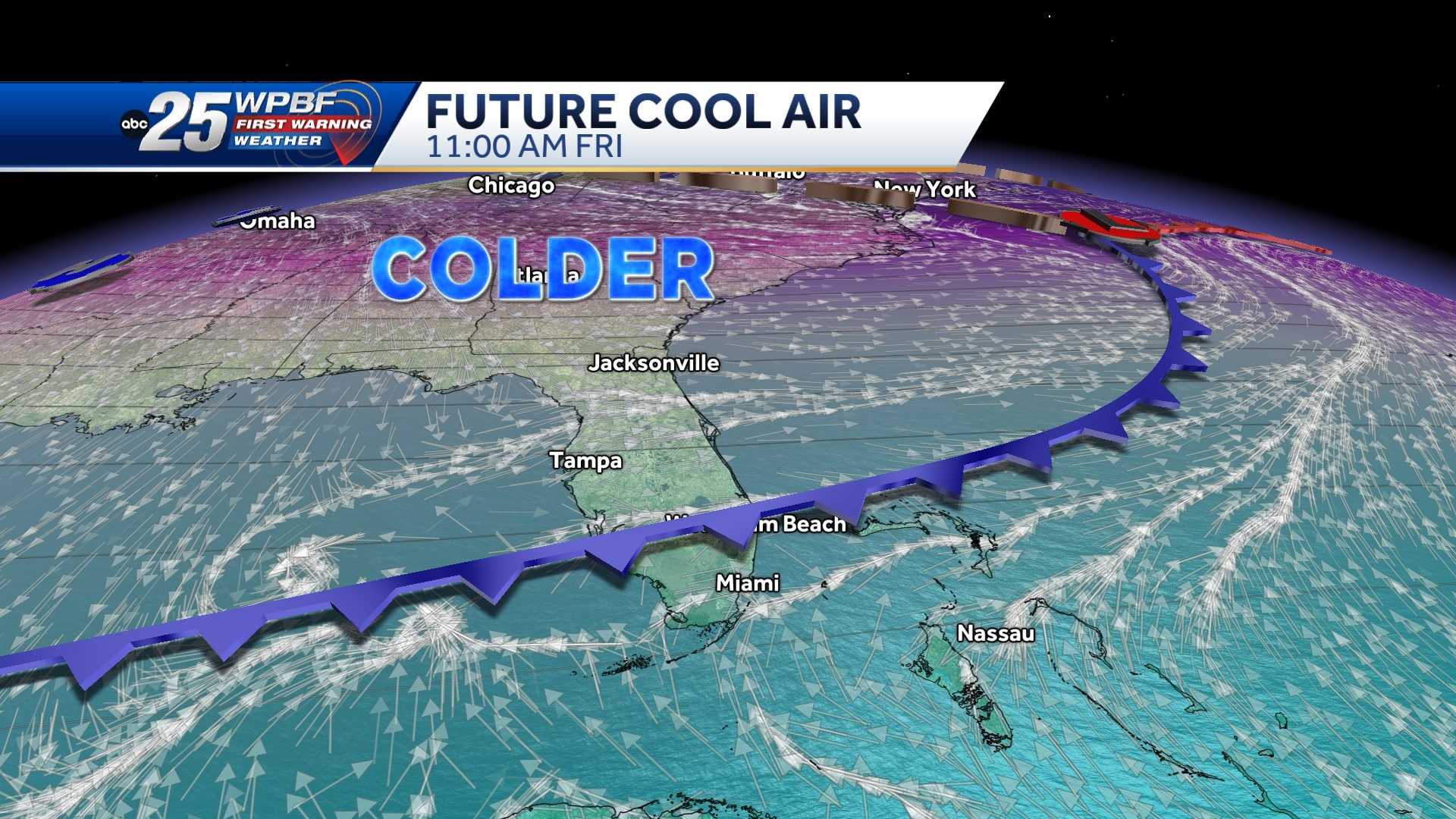 Scattered Showers And Storms Will Develop Ahead Of Strong Cold Front   BB1gWhFk.img