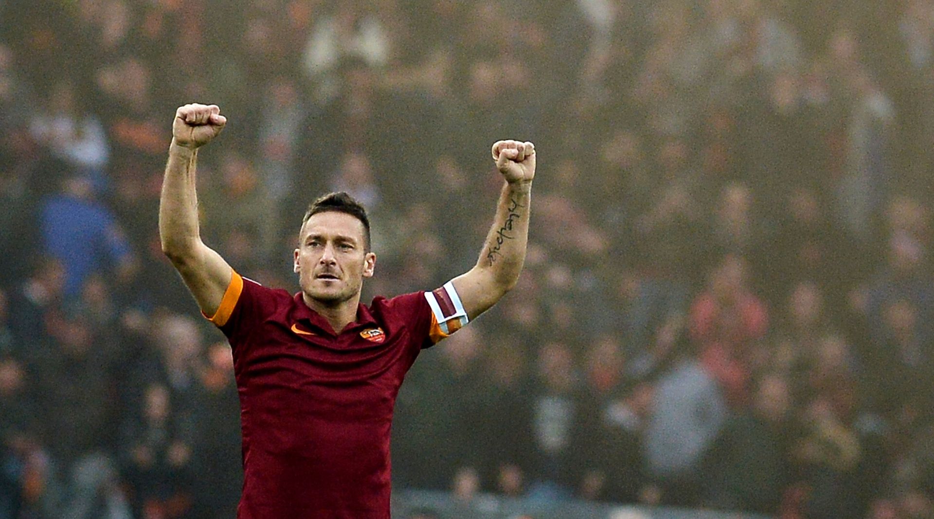 <p>                     Another Rome native who won the 2006 World Cup with Italy, Francesco Totti didn’t just become a Roma legend; he became the greatest player in the Giallorossi’s history, spending his entire career with them and retiring in 2017 with 619 Serie A appearances to his name.                   </p>                                      <p>                     Still going strong into the mid-10s, <em>Il Capitano</em> was named Europe’s most popular footballer by IFFHS in 2011.                   </p>