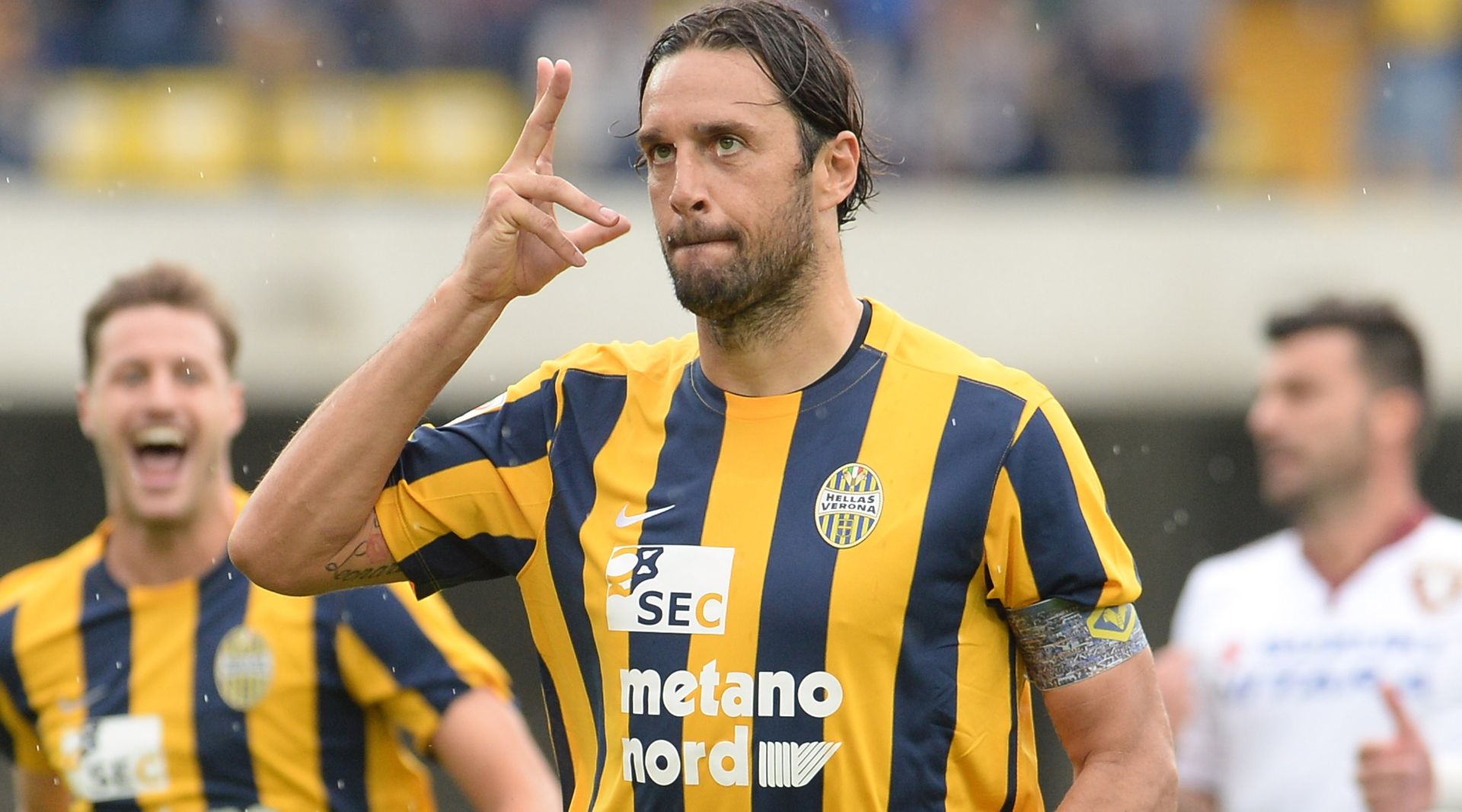 <p>                     Serie A top scorer in 2005/06 while at Fiorentina, Luca Toni left for Bayern Munich in 2007 – but he returned to Italy in 2010 with unfinished business.                   </p>                                      <p>                     And, in the penultimate season of his career, in the colours of Hellas Verona, the 2006 World Cup winner made history by claiming the <em>Capocannoniere</em> for the second time – at the record-breaking age of 38.                   </p>