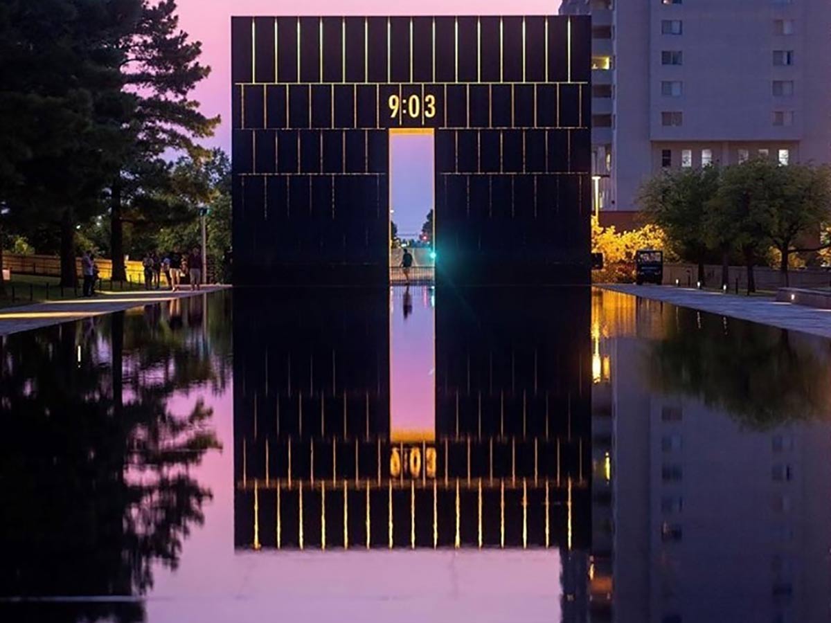 <p>The Oklahoma City National Memorial houses the Field of Empty Chairs, East Gate of Time, Reflecting Pool, and The Survival Tree, which serve as memorials to victims, survivors, rescuers, and all who were affected by the Oklahoma City bombing on April 19, 1995.</p>  <p>The Museum charges $15 for adults, $13 for seniors (62 and above), $13 for military (with ID), and $12 for students aged 6 to 17. Children under the age of 5 are admitted free of charge.</p>