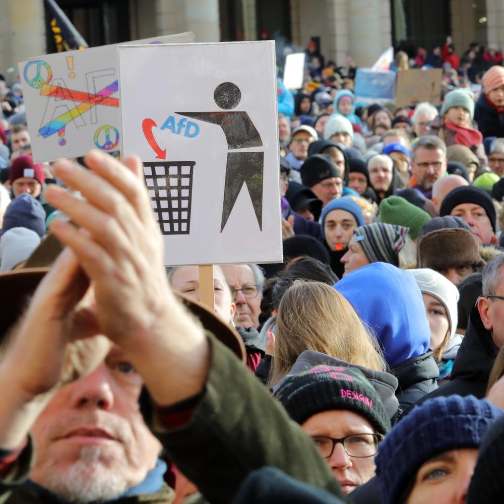 An Diesem Wochenende: Demonstranten Gegen Rechts In Brandenburg