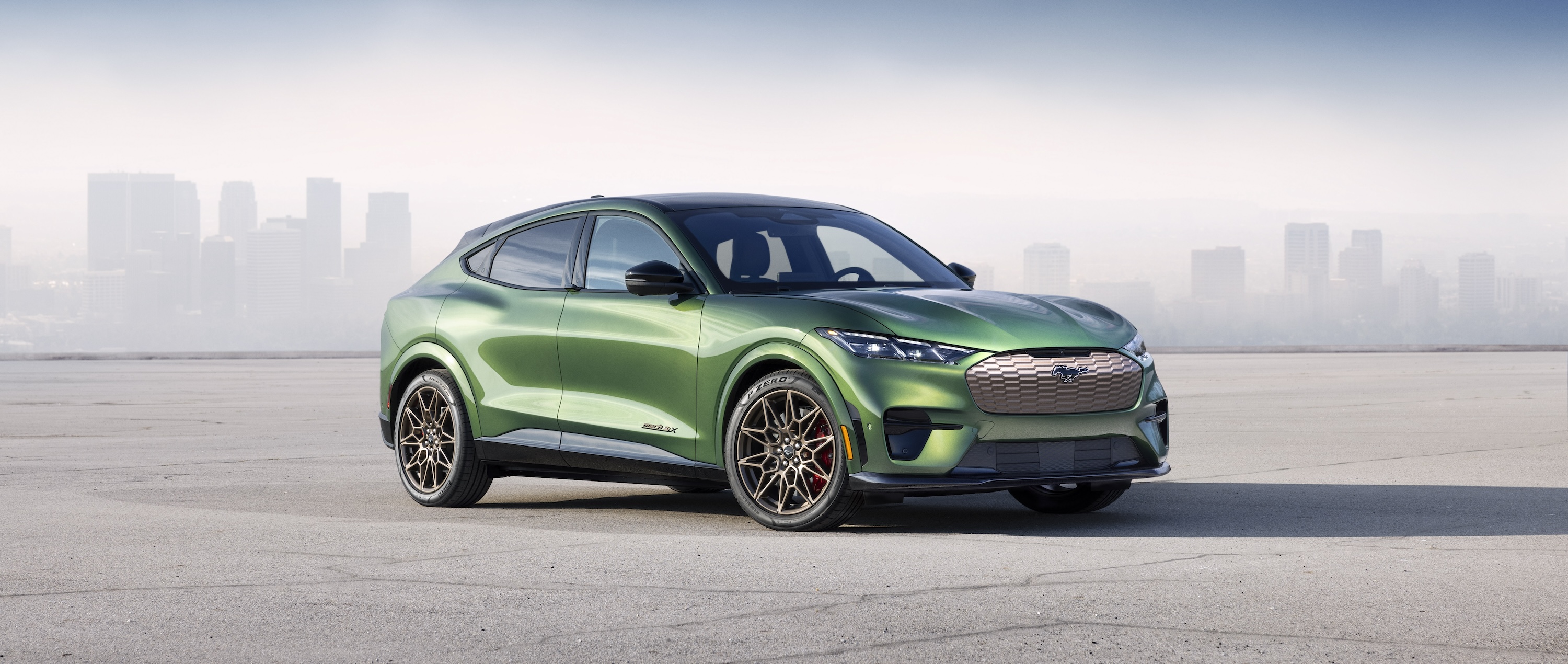 Bold, brilliant, and bronze introducing the 2024 electric Mustang