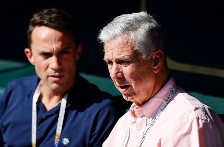 Phillies president of baseball operations Dave Dombrowski, right, and general manager Sam Fuld have worked together since 2021.