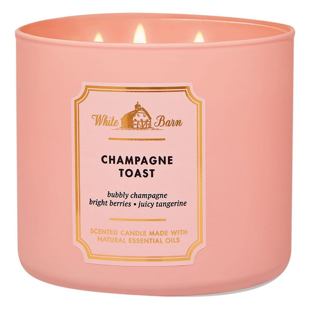 <p><strong>$15.95</strong></p><p><a href="https://go.redirectingat.com?id=74968X1553576&url=https%3A%2F%2Fwww.bathandbodyworks.com%2Fp%2Fchampagne-toast-3-wick-candle-026658303.html&sref=https%3A%2F%2Fwww.bestproducts.com%2Fbeauty%2Fg24750849%2Fbath-and-body-works-scents-ranked%2F">Shop Now</a></p><p>You’ll be ready to say cheers after getting a whiff of Champagne Toast. As you’d expect, this variety is made up of bubbly champagne, sparkling berries, and juicy tangerine. Not only does it smell amazing, but it makes for the perfect scent to choose when you need a gift for just about anyone on your list.</p>