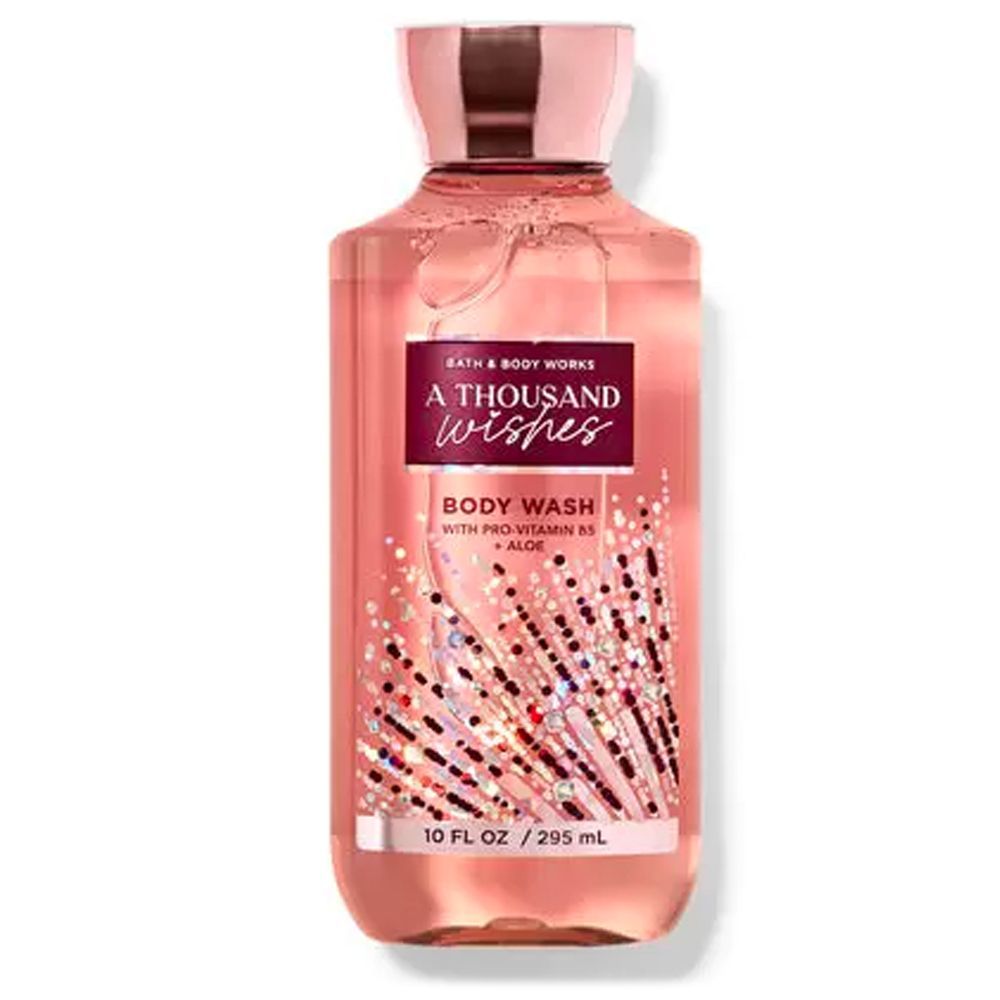 <p><strong>$14.95</strong></p><p><a href="https://go.redirectingat.com?id=74968X1553576&url=https%3A%2F%2Fwww.bathandbodyworks.com%2Fp%2Fa-thousand-wishes-body-wash-026354226.html&sref=https%3A%2F%2Fwww.bestproducts.com%2Fbeauty%2Fg24750849%2Fbath-and-body-works-scents-ranked%2F">Shop Now</a></p><p>If you’re looking for a signature scent that you can use every day and never get sick of? That’s where A Thousand Wishes comes in, which is one of the best-selling body care scents, year to date. Who knew that pink prosecco, quince, peonies, gilded amber, and amaretto crème could come together to create such a masterpiece?</p>