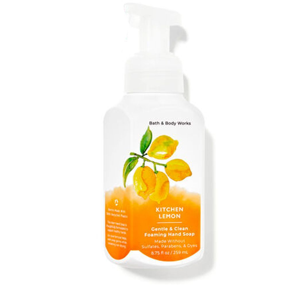 <p><strong>$7.50</strong></p><p><a href="https://go.redirectingat.com?id=74968X1553576&url=https%3A%2F%2Fwww.bathandbodyworks.com%2Fp%2Fkitchen-lemon-gentle-andamp-clean-foaming-hand-soap-026393062.html&sref=https%3A%2F%2Fwww.bestproducts.com%2Fbeauty%2Fg24750849%2Fbath-and-body-works-scents-ranked%2F">Shop Now</a></p><p>You know that smell you <em>want</em> to experience after a deep cleaning? Kitchen Lemon brings that in with citrusy freshness. The fragrance notes offer zesty lemon, sparkling citrus, and Italian bergamot. When you’re not sure what scent to bring into your space, this is it.</p>