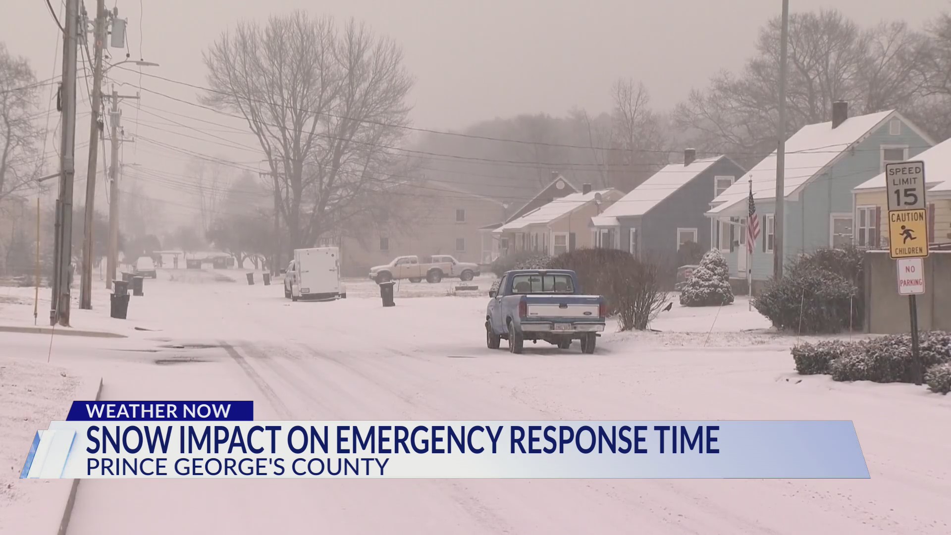 Snow Conditions Impact Maryland's Emergency Response Times, What People ...