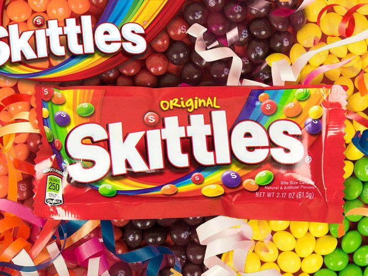 Гравитационный дисплей для skittles