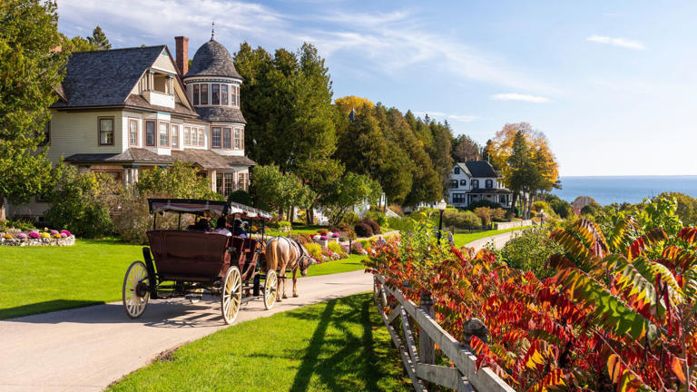 With its Victorian homes and horse-drawn carriages, Mackinac Island has been a favorite family vacation spot for more than a century.