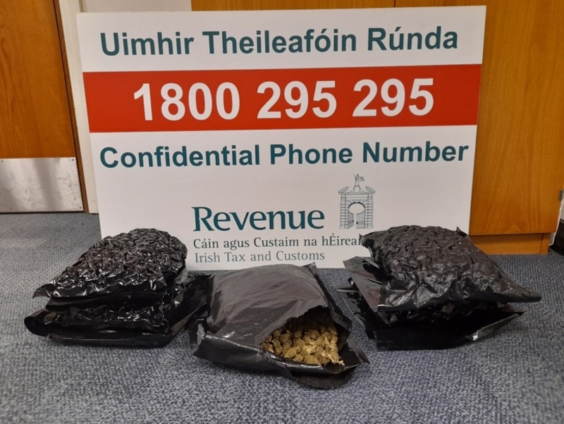 herbal cannabis worth around €380,000 seized in separate searches at dublin and shannon airports