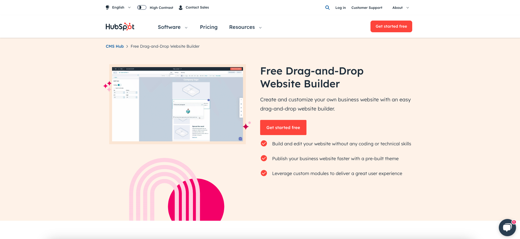 HubSpot Website Builder Review 2024 Pros And Cons Features Tested   BB1gXt2M.img