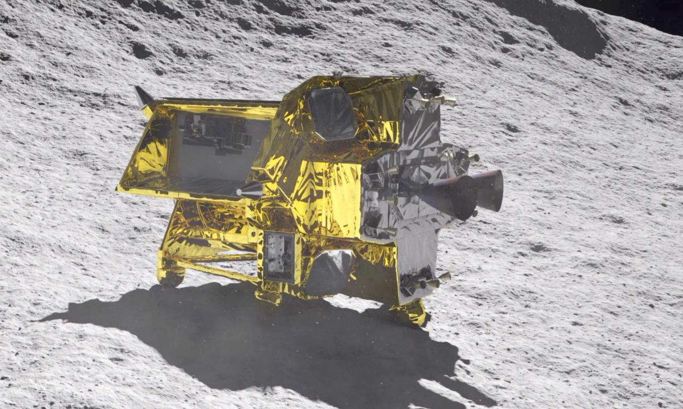 japan’s slim spacecraft lands on moon but struggles to generate power