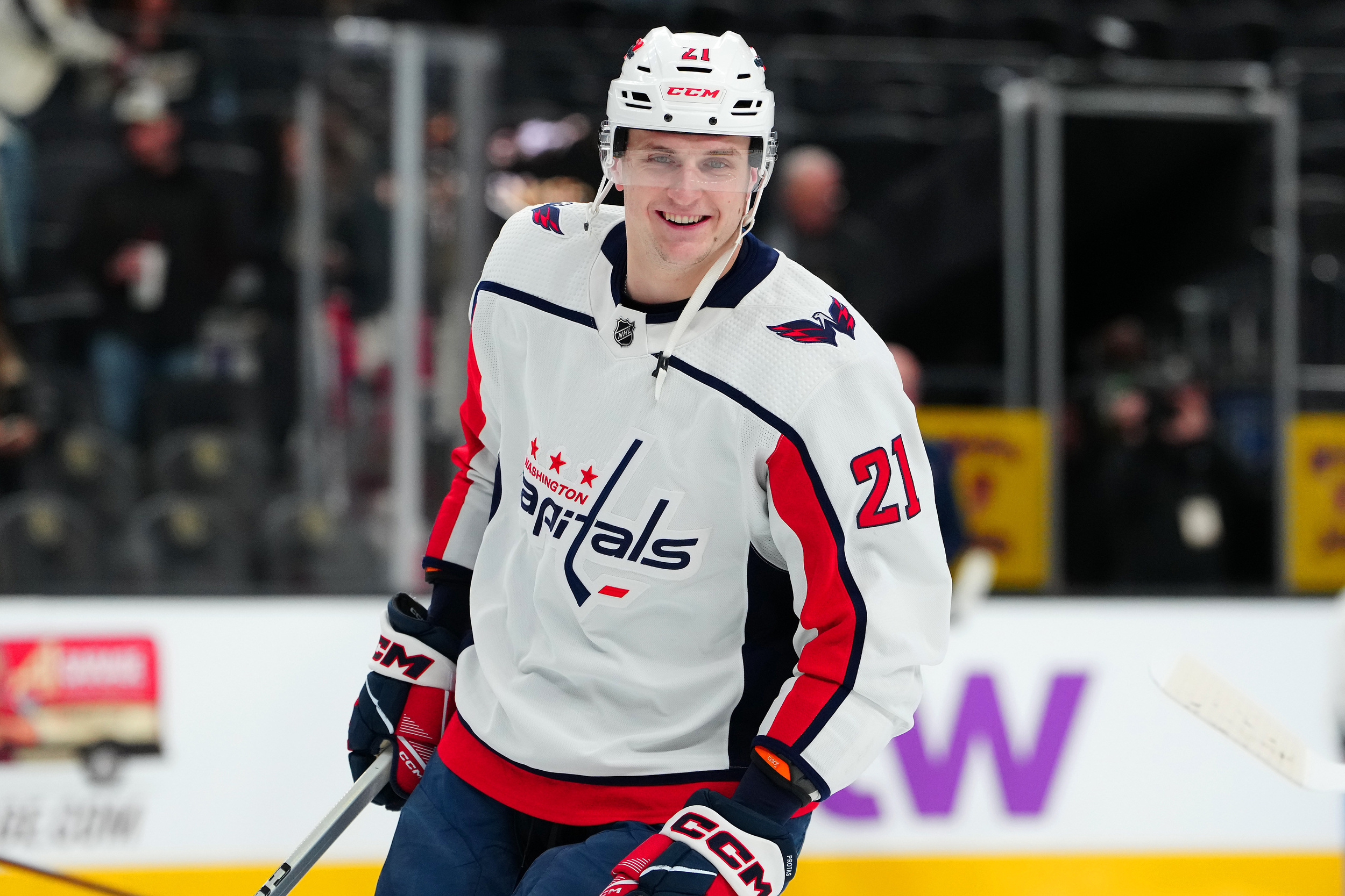 capitals sign one of the nhl's tallest players to five-year extension