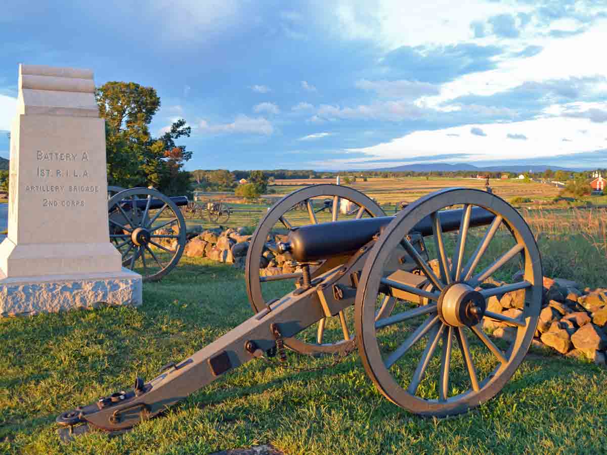 <p>From July 1-3, 1863, Gettysburg would see the bloodiest battle of the Civil War. In fact, many people consider it a turning point for the Union forces. Following the battle, Abraham Lincoln famously made an address about the severity of the conflict. Today, you can visit the historic battlefield and learn about the brave men who died there.</p> <p>In addition to guided tours of the battlefield, the Gettysburg Museum and Visitor Center also host several annual special events in the park. In addition to Civil War history, you can also learn about President Dwight Eisenhower, as his ancestral home and farm are also on the grounds. </p>