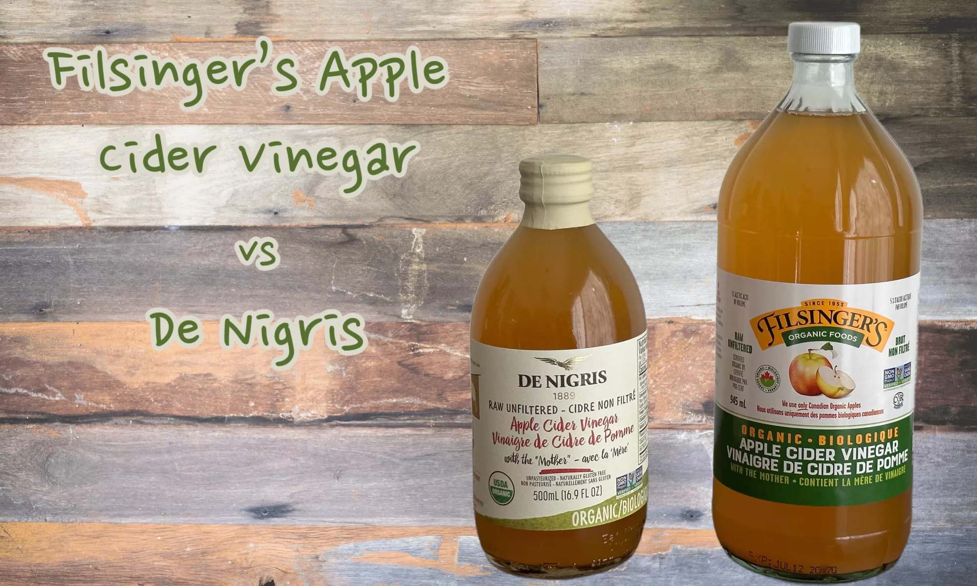 Filsingers Apple Cider Vinegar Vs De Nigris The Ultimate Verdict