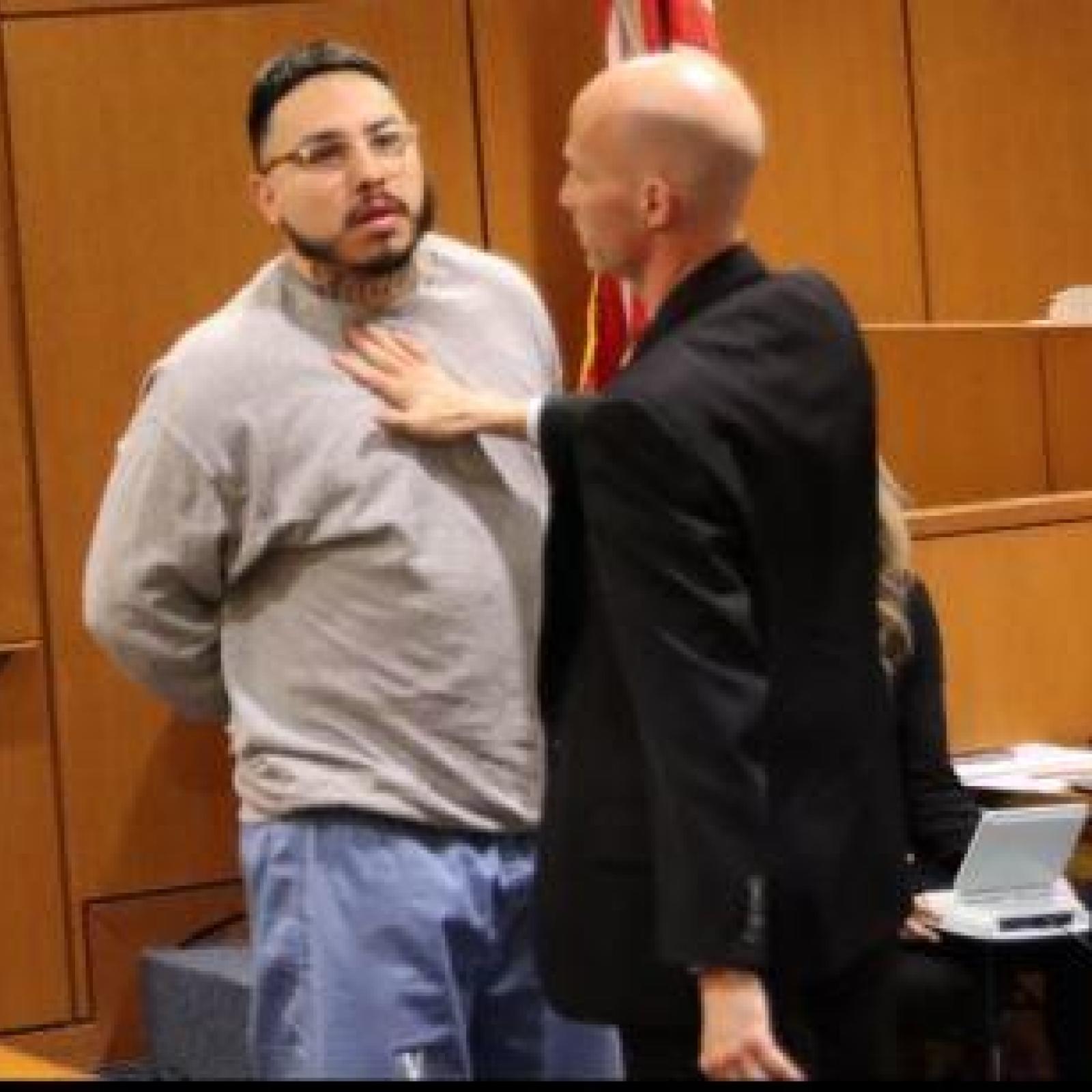 Convicted Killer Attacked By Victim's Stepdad In California Courtroom