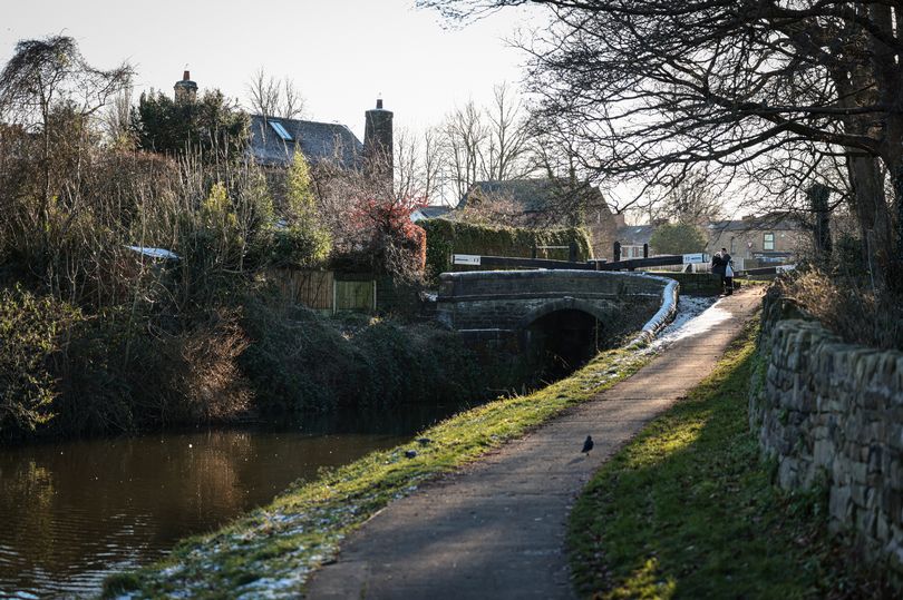 the scenic greater manchester canal walk ending with a cosy pub perfect for a winter's day