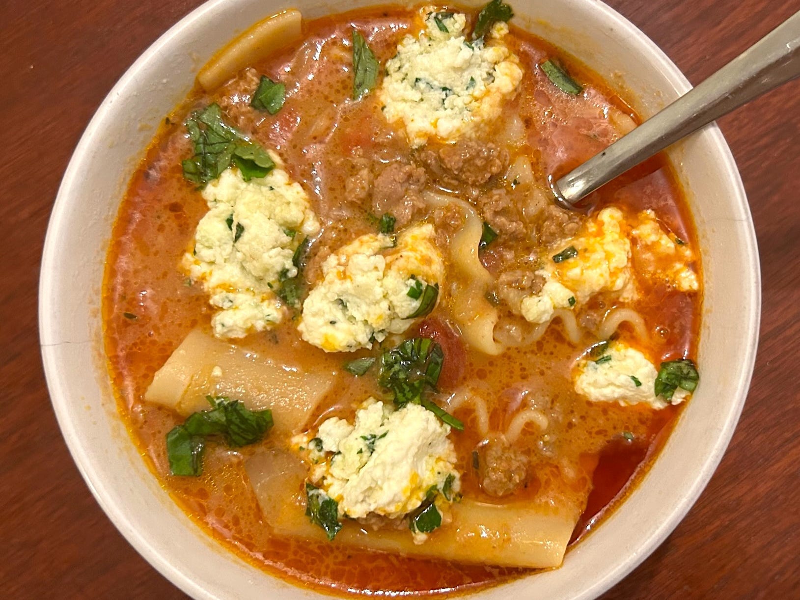 I tried Ree Drummond's lasagna soup, and it's the best comfort dish I ...