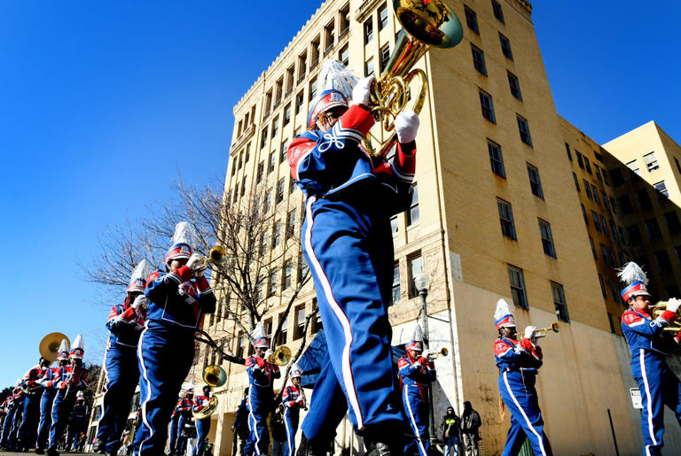 The Krewe of Harambee Mardi Gras parade