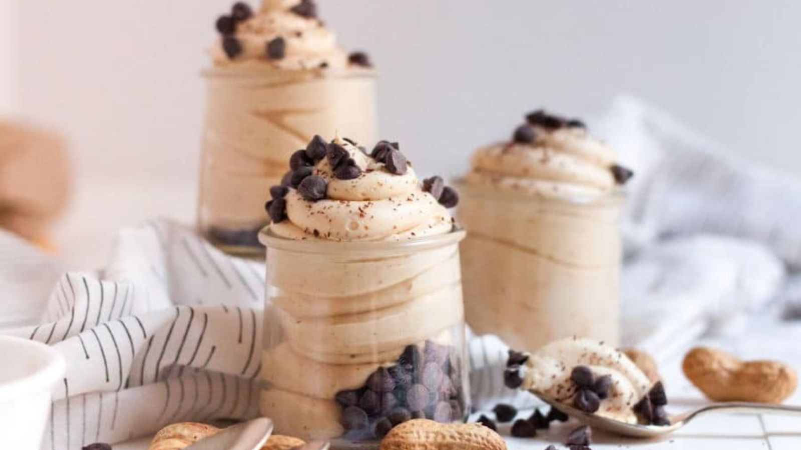 <p>This deliciously easy Keto Peanut Butter Mousse recipe will make you forget you are following a low carb diet. It’s one of my favorite keto desserts to make! It is the perfect light and fluffy alternative to those dense fat bombs! At just 2g net carbs per serving and 5 simple ingredients, it’s impossible to resist!</p><p><strong>Recipe:</strong> <a href="https://kaseytrenum.com/peanut-butter-fat-bomb/"><strong>peanut butter mousse</strong></a></p>