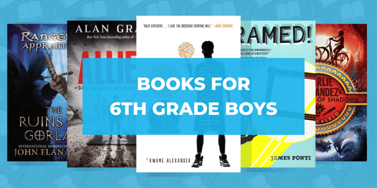 12 Best Books For 6th Grade Boys