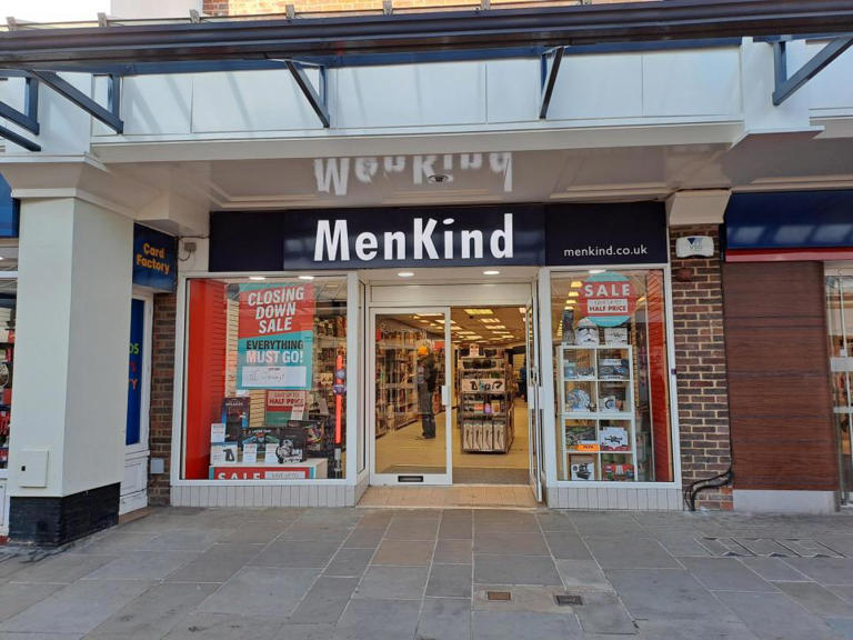 Menkind closing for good after just five months of it being open