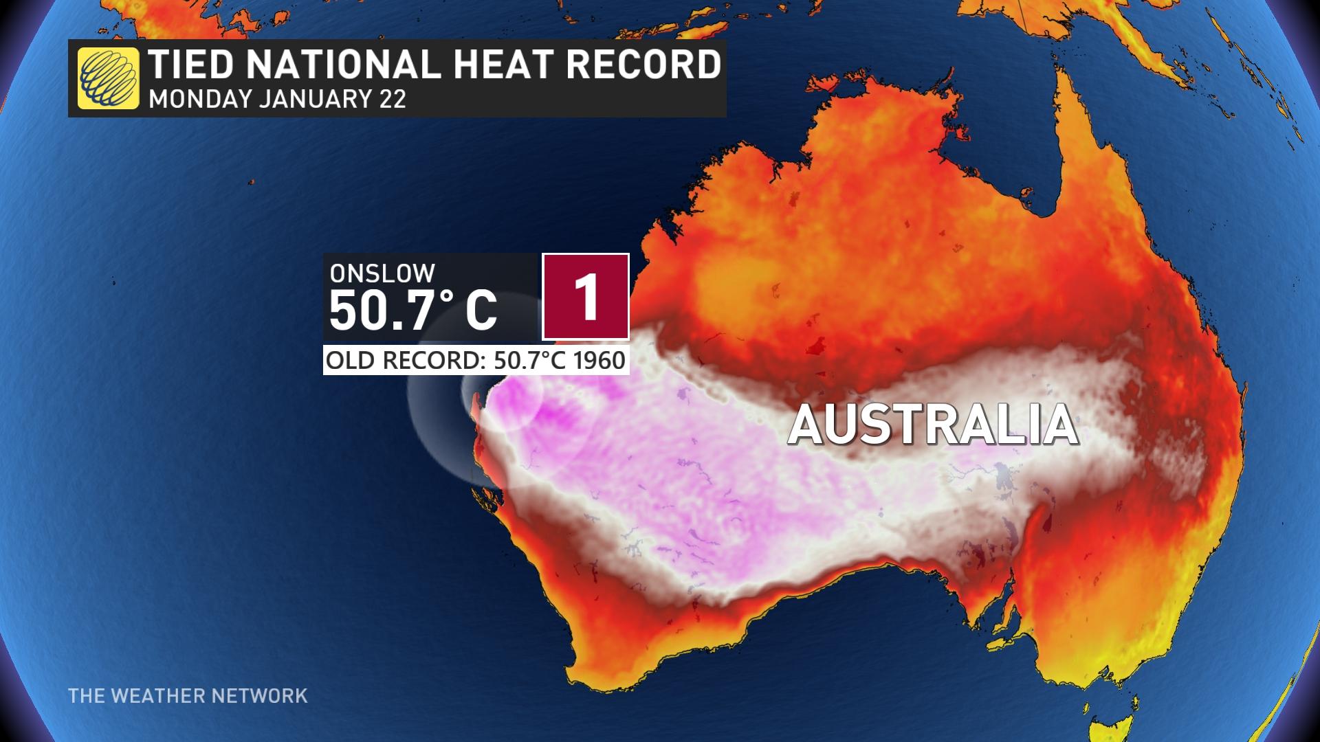 australia’s all-time heat record in jeopardy as temperatures soar