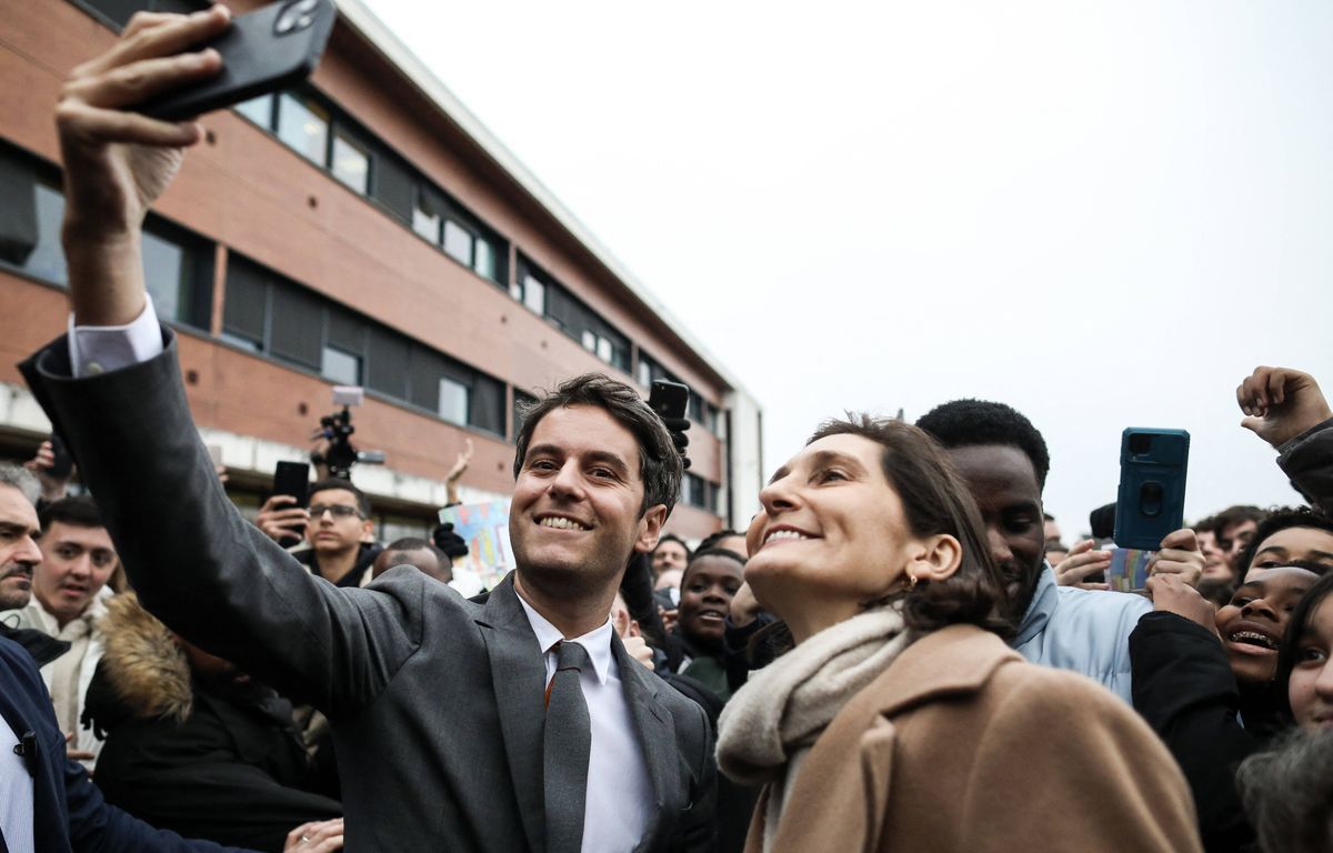 sondage : gabriel attal convainc 37 % des français, amélie oudéa-castéra au plus bas