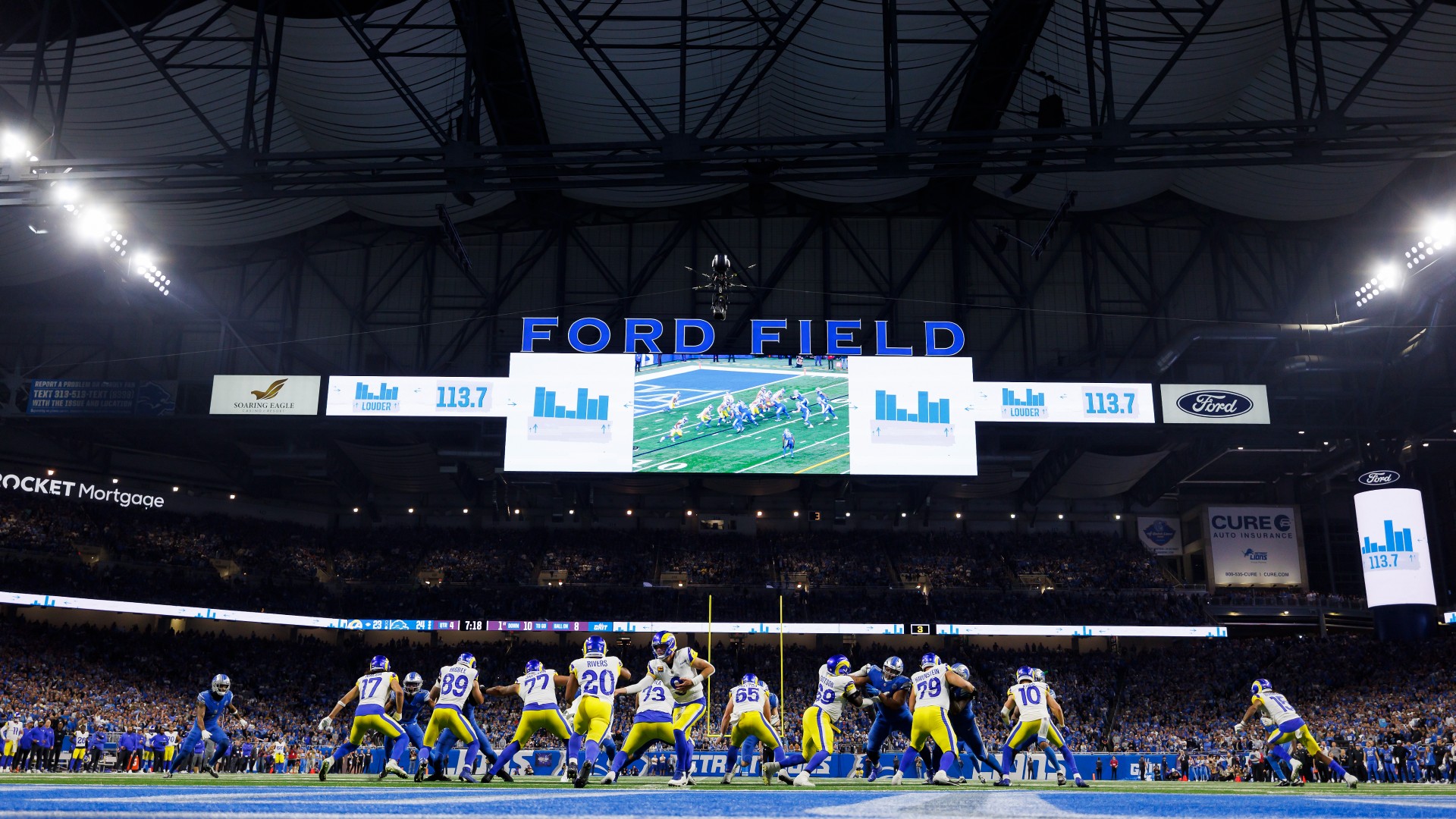 How Loud Is Ford Field Lions Fans Set New Record For Decibel Level   BB1h0Ujl.img