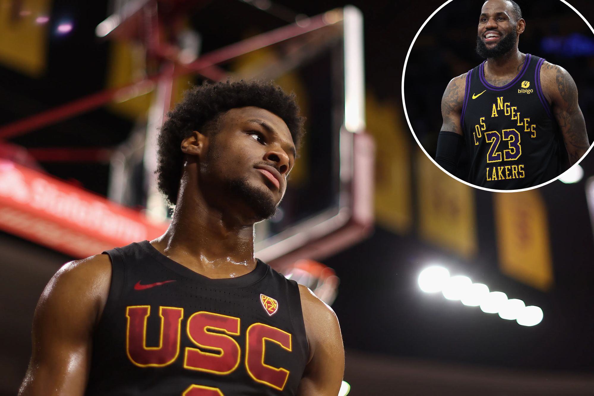 LeBron James Almost Brought ‘to Tears’ Watching Bronny Play In ...