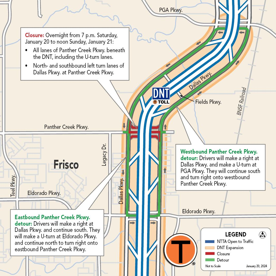 🚧 As part of NTTA’s Tollway widening project, the middle of the ...